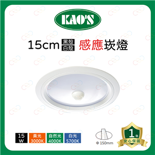 (A Light)附發票 KAOS LED 15cm 感