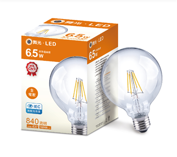 舞光 LED 6.5W 小珍珠G95 燈絲燈 藍寶石基板