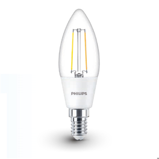 PHILIPS E14/3W LED 蠟燭燈 尖清