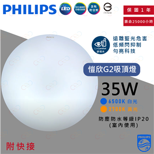 PHILIPS LED 愷欣吸頂燈 35W 飛利浦吸頂燈